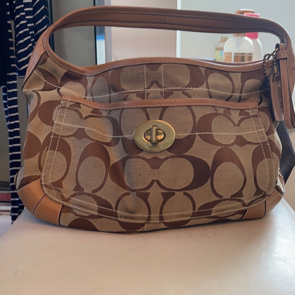 Coach shoulder bag.